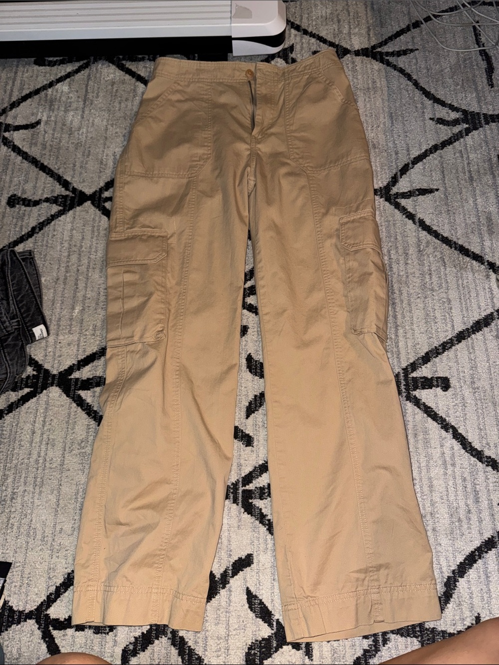 Abercrombie & Fitch Tan Cargo Trousers